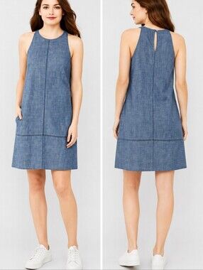 GAP Chambray Shift Dress | Size 8